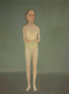 Chechu Álava   Bailarina  (2008-2009) óleo / lienzo, 130 x 97 c	m.