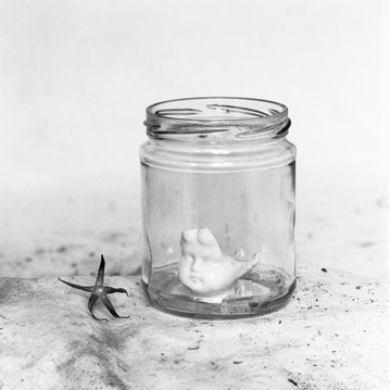 Autorretrato en bote, 2010 // Silver gelatin print