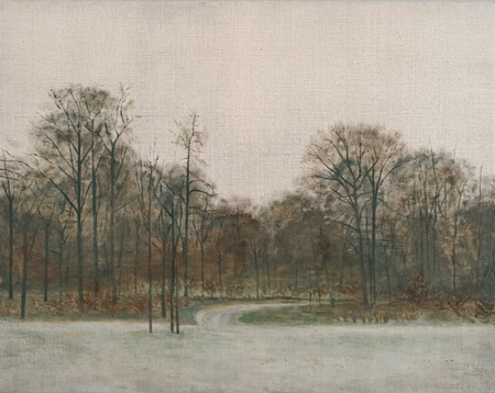 Parque Lotnikóv Polskich Óleo/lienzo 73x92 cm.