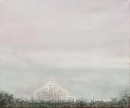 Boina de Niemeyer – 38 x 46 – óleo/lienzo – 2012