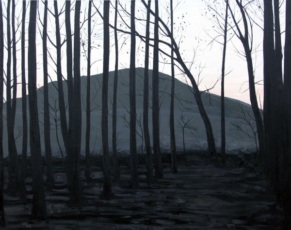 Bosque - óleo/lienzo 73 x 92 cm.