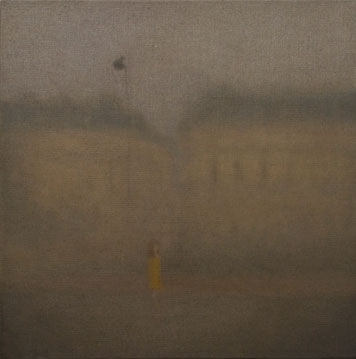 Chechu Álava París, 2008. Óleo sobre lienzo, 30 x 30 cm.