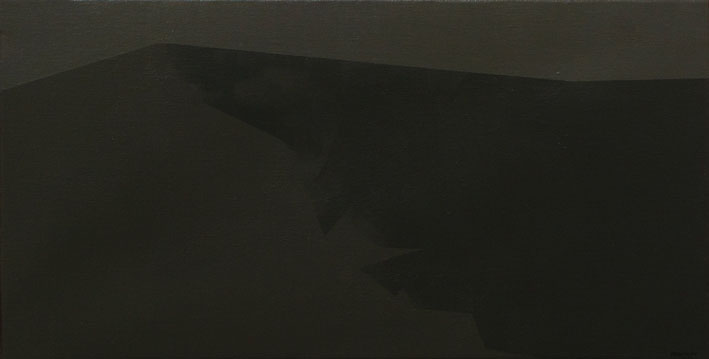 Chema-Peralta Nocturno, 2004, acrílico sobre tela, 24x43 cm.