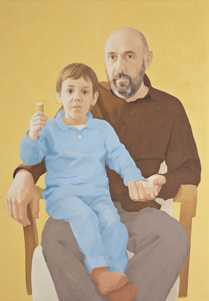 Sin título (Manuel y Nicolás) Óleo sobre lienzo 107x74