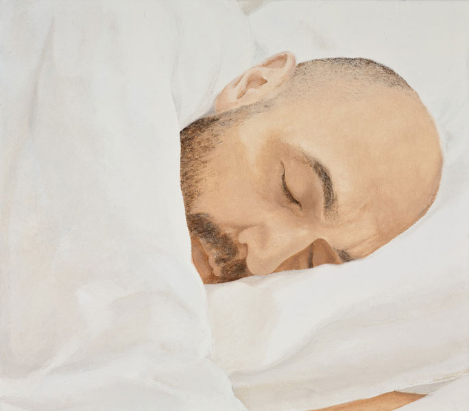 Sin título (Manuel dormido) Óleo sobre lienzo 35,5x40