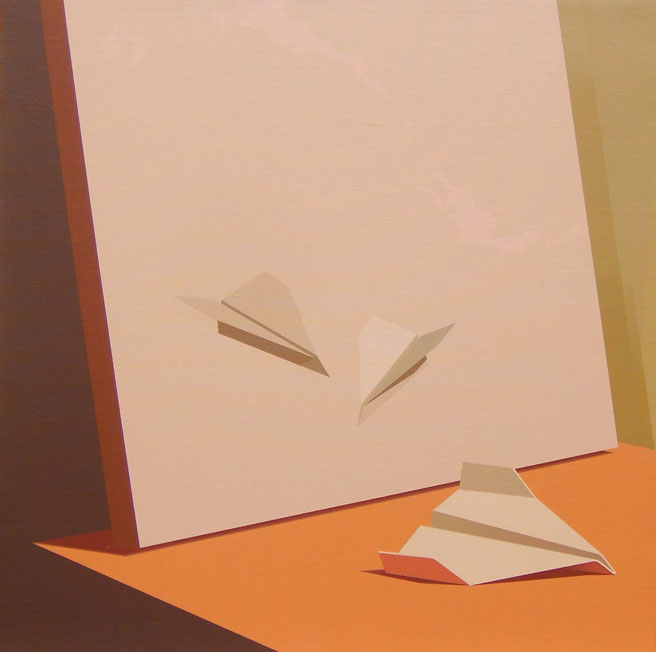 Origami-y-Naturaleza-Muerta-2-52x52-cm-Acrílico-lienzo-2012