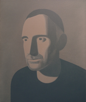 Fernando Martín Godoy Retrato de Peter Garden 2010. Acrílico sobre lienzo. 35 x 30 cm.