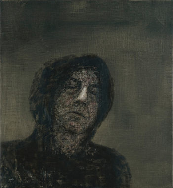 Miguel Galano San Francisco en meditación (Retrato de Ricardo Navarro), 2010, óleo sobre lienzo, 54x50 cm