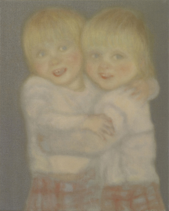 Chechu Álava Twins, 2010. Óleo sobre lienzo. 41 x 33 cm.