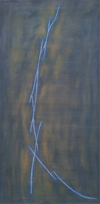 Sin Título, 2003 Óleo sobre lino 184X86 cm.