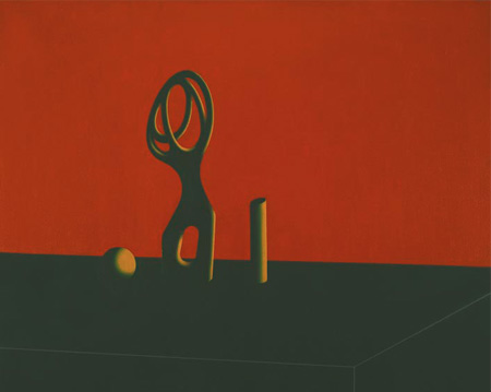 Bodegón Arp-Moore, 2004. Acrílico sobre tabla entelada, 65 x 81 cm