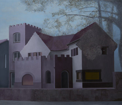 CASA CASTILLO - Óleo sobre tablex 60x70 cm