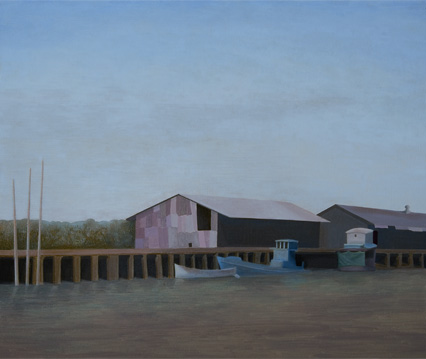 CASA DE LOS MIMBREROS - Óleo sobre tablex 46x55 cm