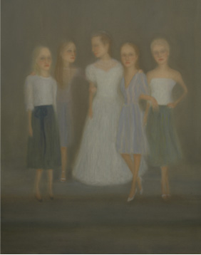 Cinco hermanas óleo sobre lienzo 162 x 130 cm. 2008-2009