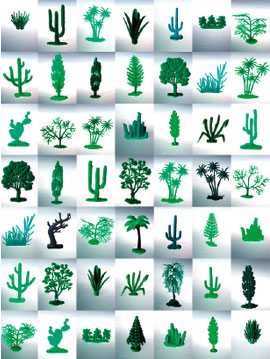 Ciuco Gutiérrez Las plantas (2002). Fotografía, 160 x 120 cm.