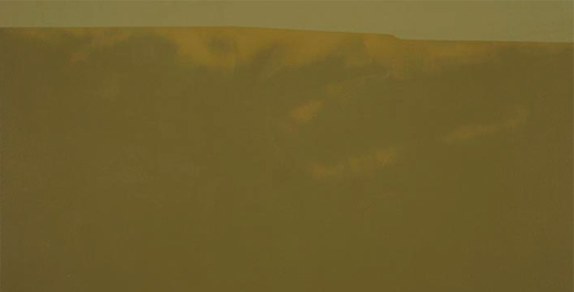 Horizonte 2004. Acrílico sobre tabla entelada, 33 x 65 cm