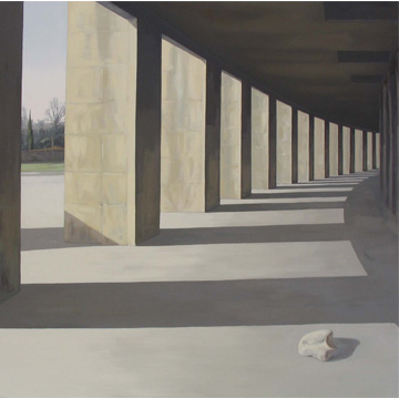 Jardín. 2005 Óleo/lienzo 150x150 cm.