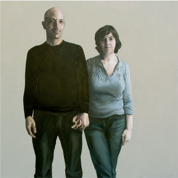 Javier y María José. 2009. 150 x 150 cm.