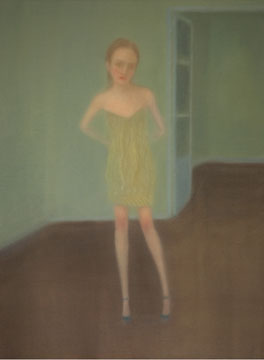 Jeune fille óleo sobre lienzo 130 x 97 cm. 2009