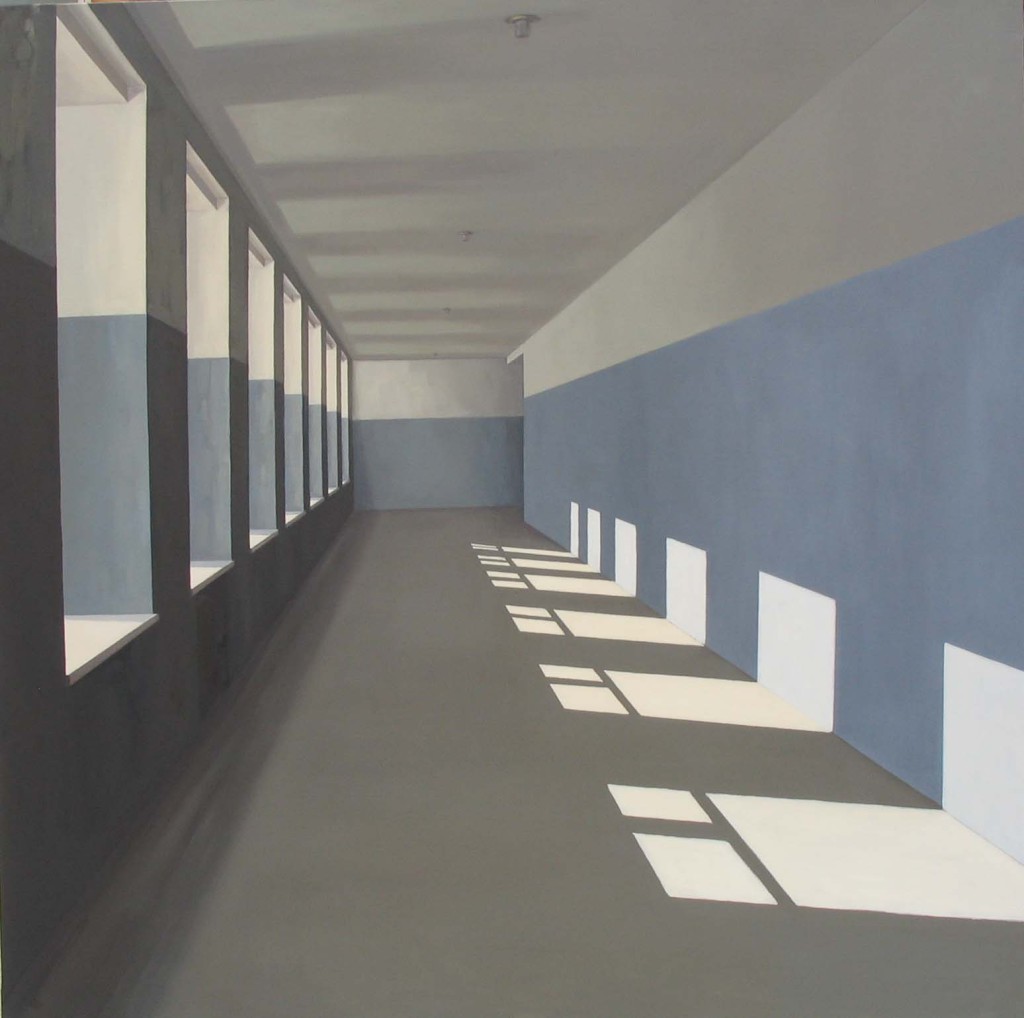 La mañana. 2005 Óleo/lienzo 150x150 cm.