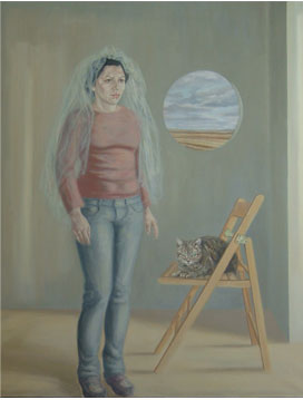 La prueba del velo – 146 x 114 – Óleo sobre lienzo – 2009