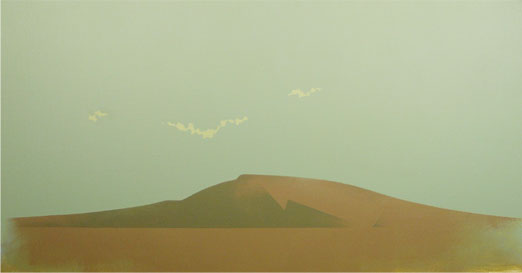 Tierras Rojas.30x57cm.Acrílico-Tela.2009