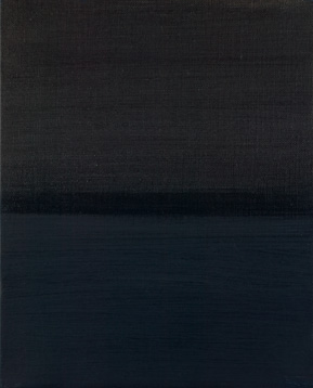 Ecodemar XV, 1998 Óleo sobre lino 27X22 cm
