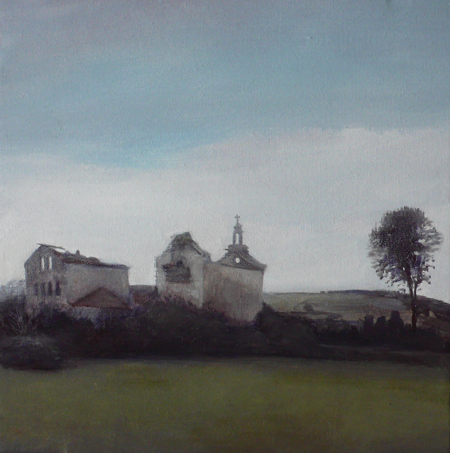 Escuela quemada, 2015 - 30x30 cm 