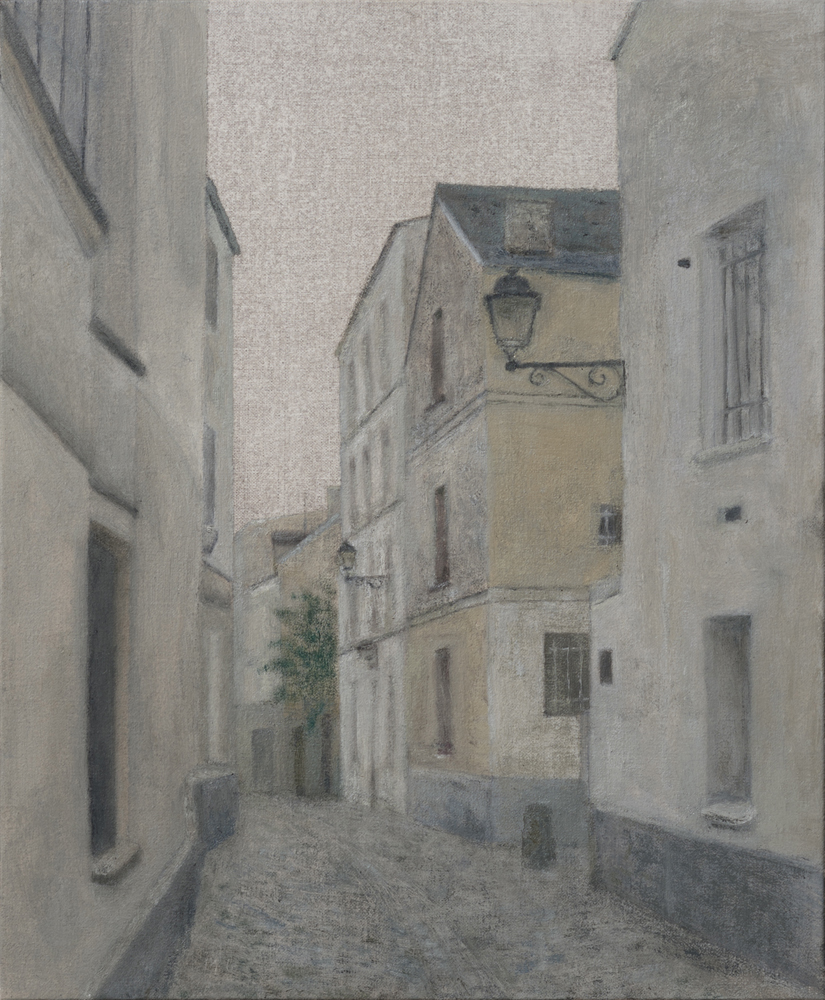 París - Rue à Montmartre O-L 46x38