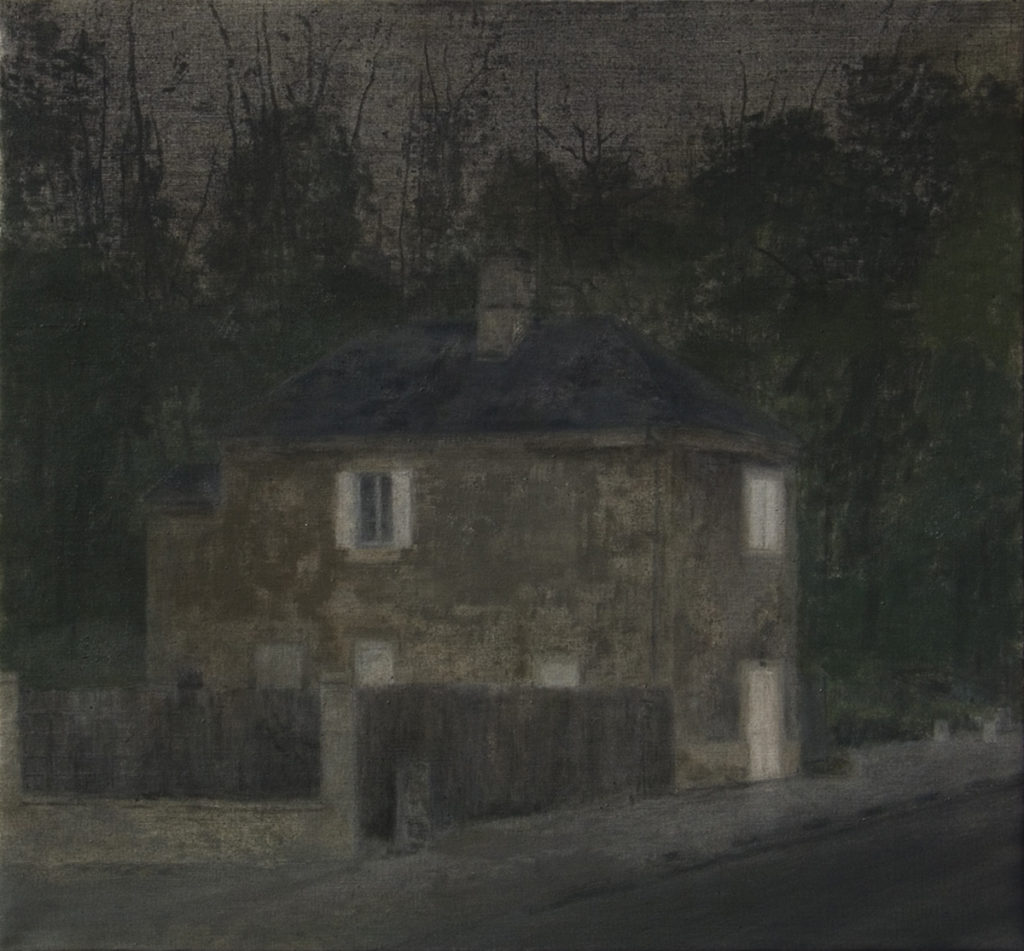 Casa en Ville d'Avray, Miguel Galano. 75,5 x 81,5 cm.