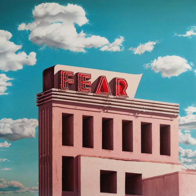 Fear (100x100 cm) Óleo sobre lino, 2017