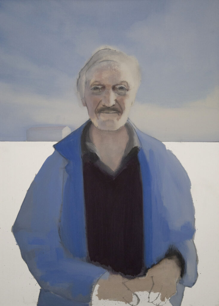 Ángel. Óleo sobre lienzo. 100 x 73 cm.