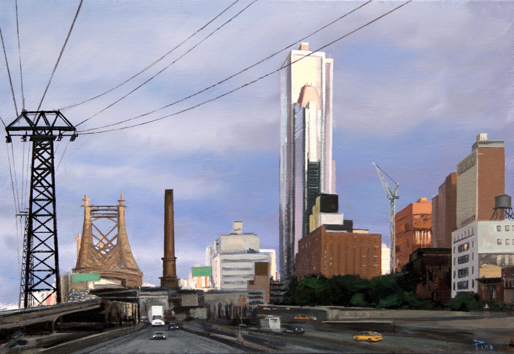 “Queensboro Bridge” 2021 óleo / lienzo 38 x 55 cm. 