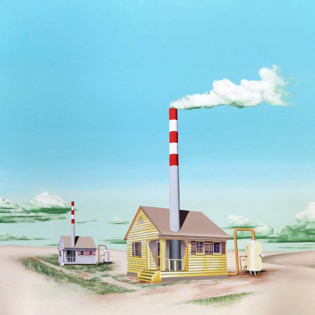 CO2 Home (100x100 cm, 2020)