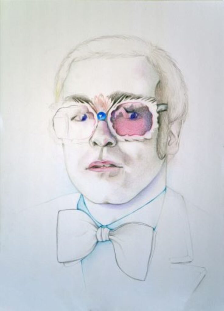 ELTON, 2023. Lápiz/papel, 29,7x42 cm.