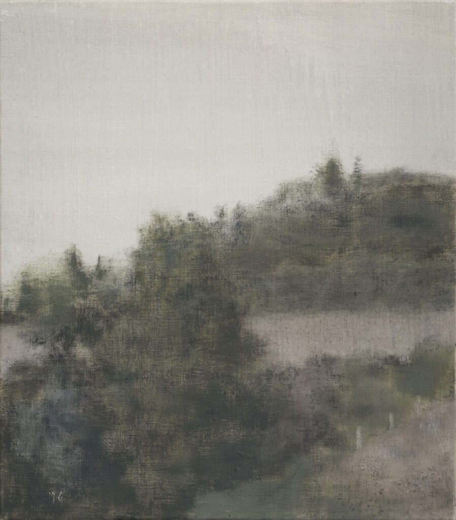 Miguel Galano. Cerillo San Blas, 2024. Óleo/lino. 41x36 cm.