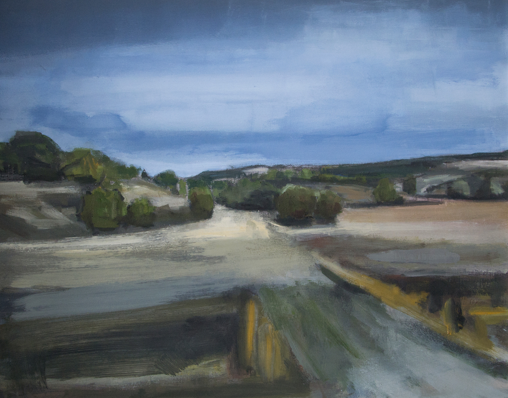 Camino de La Vid - Óleo sobre lienzo. 81x100 cm.