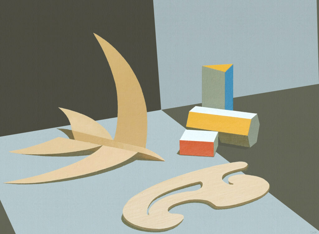 CHEMA PERALTA Bodegón MB, 2024 Acrílico sobre tela, 33 x 24 cm