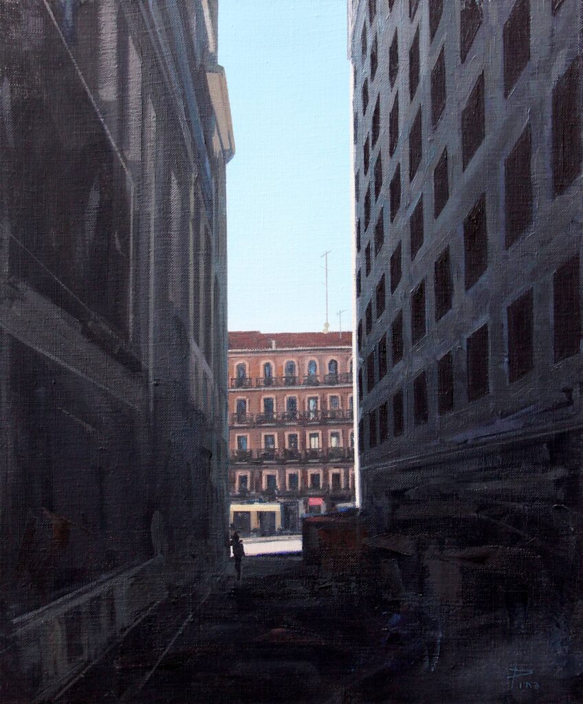 Calle de Atocha. 2023. O/L. 46 x 38 cm.