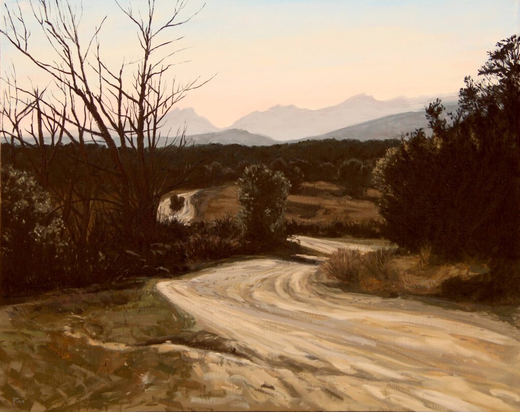 En la sierra de Guadarrama. 2022. O/L. 80 x 100 cm.
