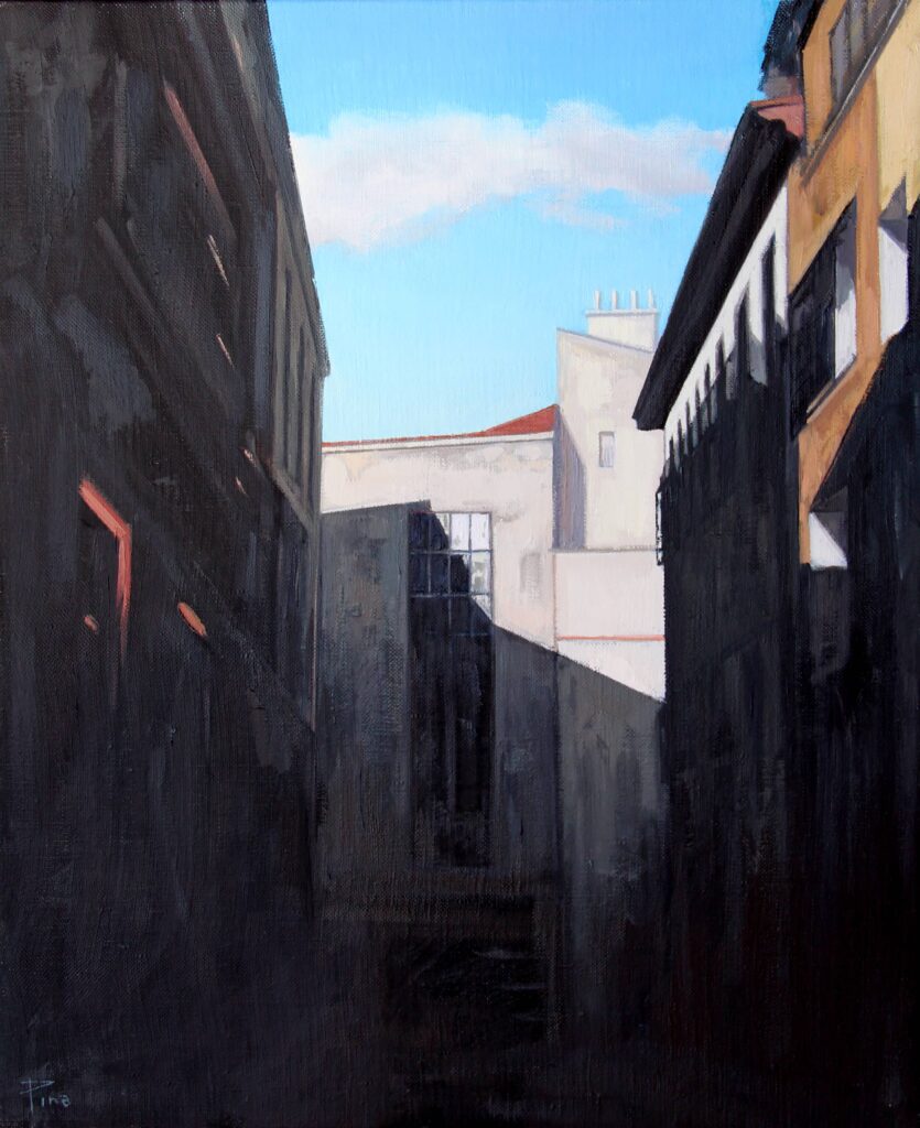 Garaje. 2023. O/L. 46 x 38 cm.
