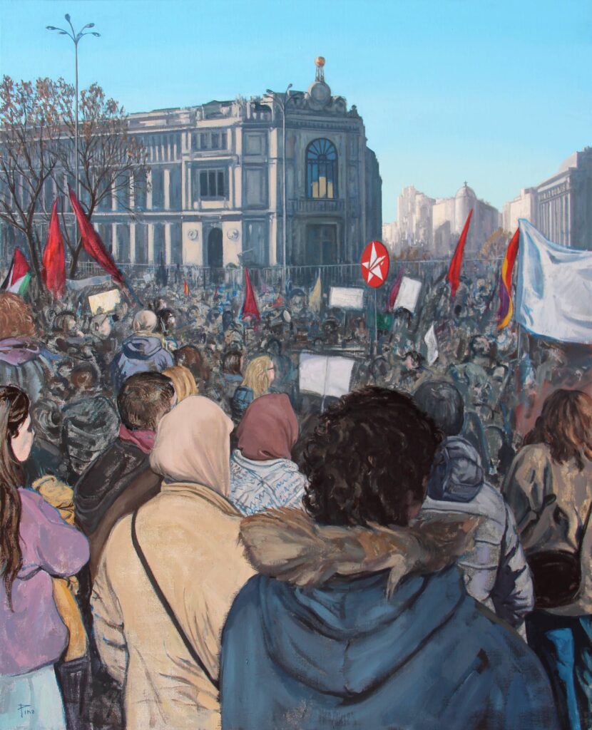 Manifestación. 2024. O/L. 100 x 81 cm.