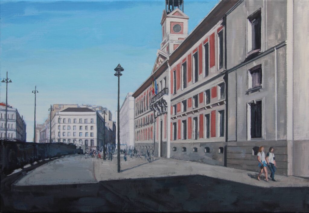 Puerta del Sol. 2024. O/L. 38 x 55 cm.