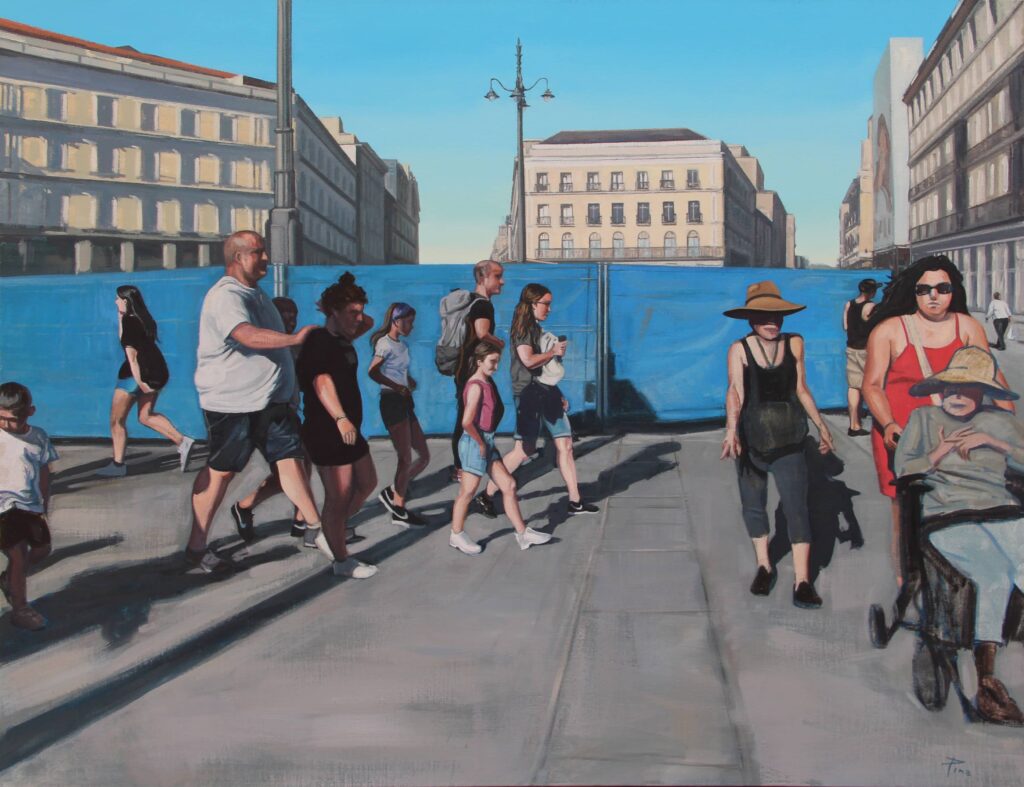 Turismo. 2024. O/L. 85 x 110 cm.