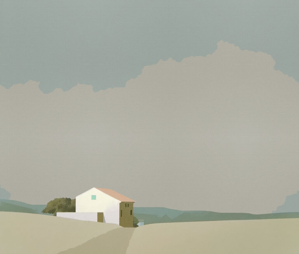 Camino a la sierra 2023 32x37 Acrílico-tela