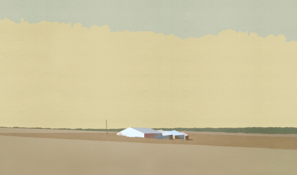 Casetas 2024 36x60 Acrílico-tela