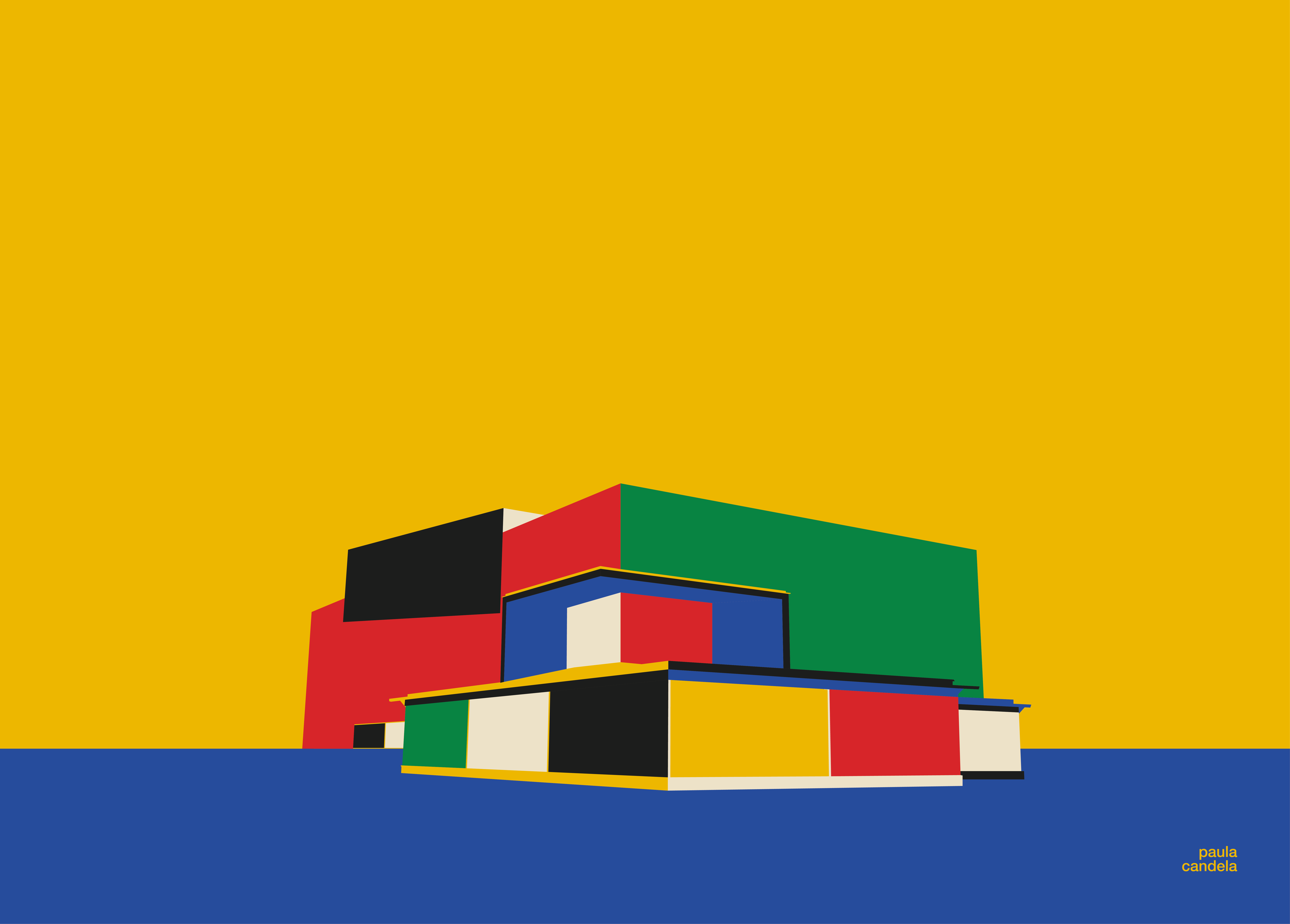 Biblioteca F. Lázaro Carreter Impresión Fine Art Giclée sobre papel Arches BFK Rives 40 x 40 cm