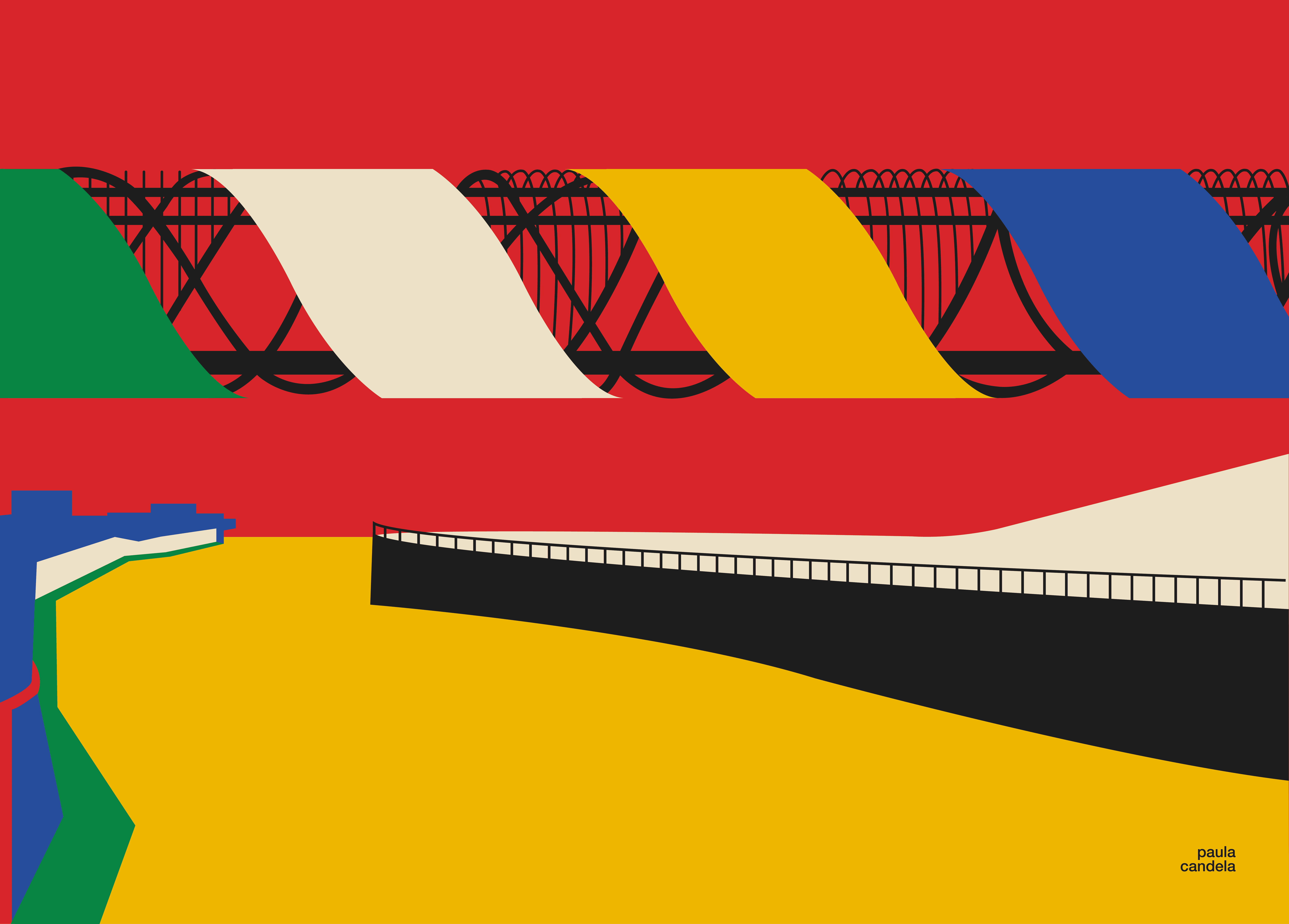 Puente de Arganzuela Impresión Fine Art Giclée sobre papel Arches BFK Rives 30 x 40 cm